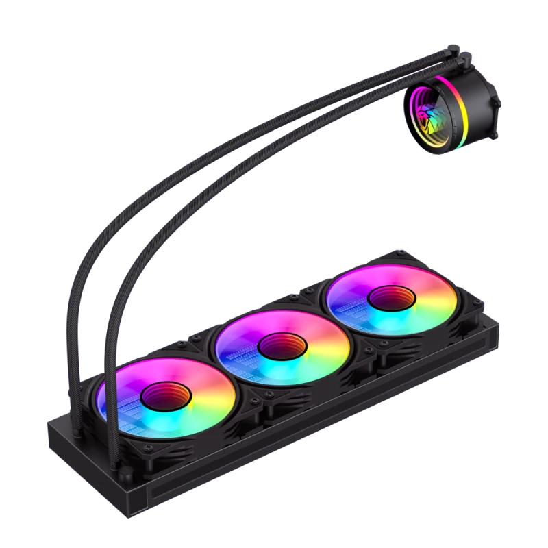 Gamemax | Refrigeración líquida para CPU | ICEBURG 360 INFINITY | negra
