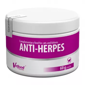 Vetfood Anti-Herpes – apoyo de la inmunidad para gatos 60 g