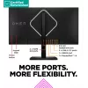 RENEW SILVER OMEN by HP 27qs Monitor gaming QHD - 27 inch 2560x1440 QHD 400 nits 240Hz AG, IPS, 2x HDMI/DisplayPort, 2x USB-A, Altavoces, ajustable en altura/inclinable/orientable, 1 año de garantía