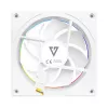 Ventilador de caja MODECOM VOLCANO LOOP 120 ARGB blanco – 120 mm, iluminación ARGB, compatible con PWM, 400–1400 rpm