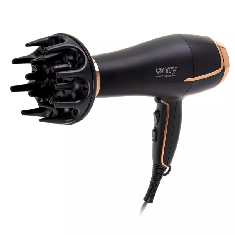 Secador de pelo Camry CR 2255 negro, dorado 2000 W