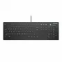 CHERRY AK-C8112 Medical USB QWERTZ Alemán Negro Blanco Full-Size Teclado