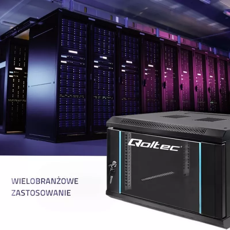 Armario RACK Qoltec 54462 19 | 6U | 600 x 370 x 450