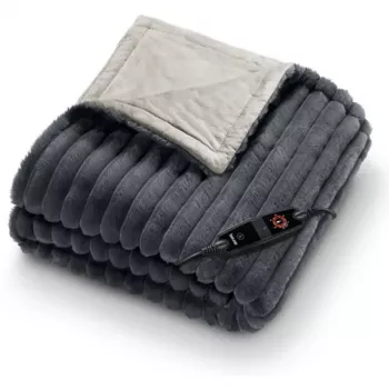 Almohadilla térmica Beurer HD 82 Stockholm 100 W con niveles de calor ajustables y funda textil