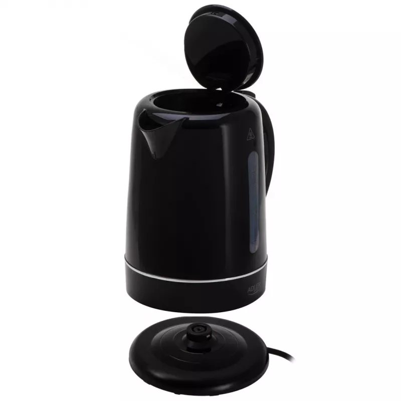 Hervidor blanco y negro Adler 1385B
