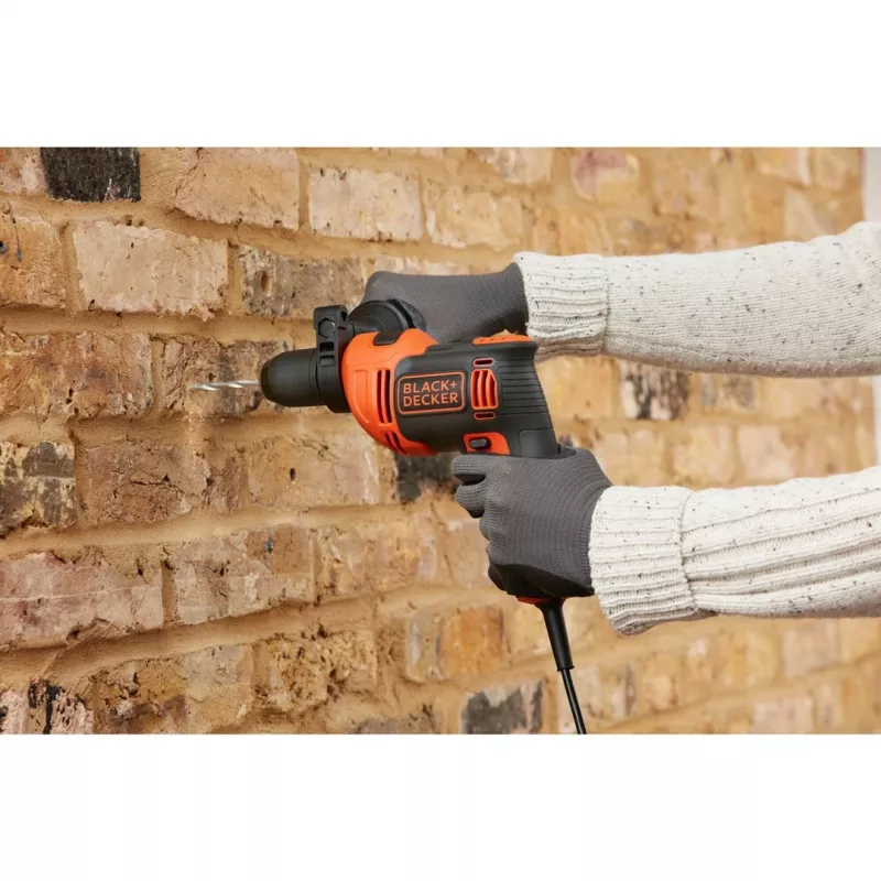 Black & Decker BEH710-QS taladradora 2800 rpm negro, naranja