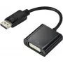 Renkforce RF-5771774 Adaptador DisplayPort / DVI [1x conector DisplayPort macho - 1x conector DVI hembra 24+5 polos] Negro funda de PVC 15 cm (RF-5771774)
