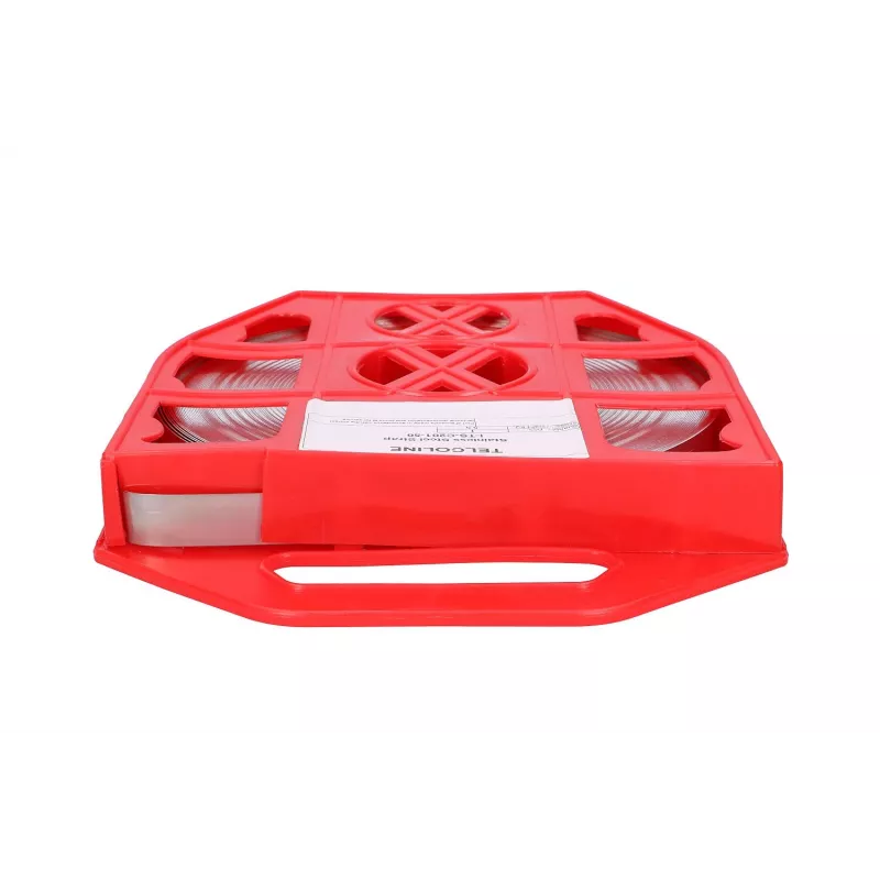 Cinta de acero inoxidable Extralink SS201 0,7 mm para montaje en postes eléctricos, 10 mm x 0,7 mm, 50 m