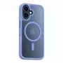 Funda de móvil Torras Guardian Magnetic Series para iPhone 16, azul, compatible con imanes, perfil delgado
