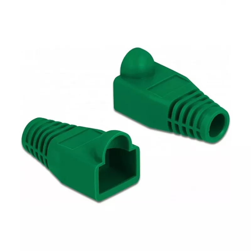 Alivio de tracción para conector RJ45 DeLOCK 86726 verde 20 uds.