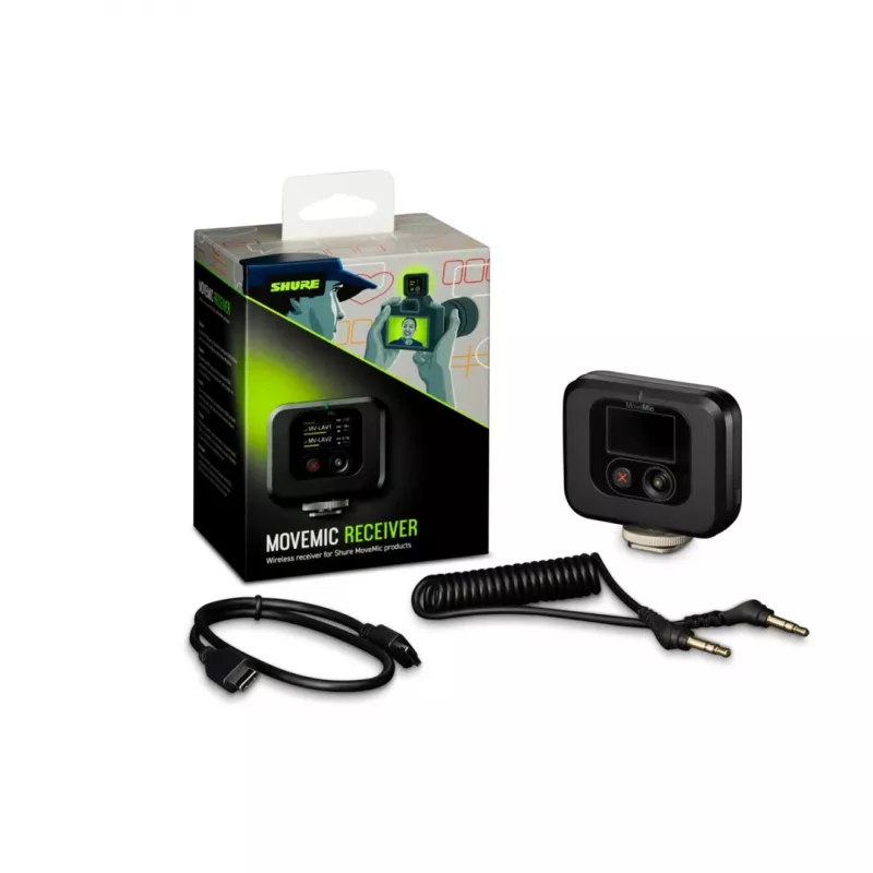 Shure MV-R-Z6 MoveMic receptor inalámbrico, montaje para cámara (zapata fría)