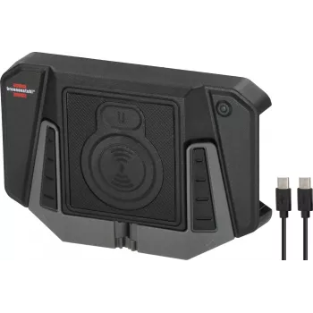 Cargador de interior Brennenstuhl 1173780001 inalámbrico smartphone negro gris