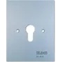 Placa metálica 125x100mm sin símbolos 6.28 WUG (6.28WUG)