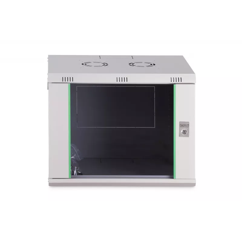 Carcasa rack de pared de 9U DIGITUS Dynamic-N DN-37104, 600 x 450 mm, IP20, cerradura con llave, sin montar