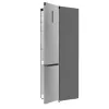 Gorenje NRB620E61X4WFE frigorífico combi, de libre instalación, NoFrost, 413 l (283 l frigorífico + 130 l congelador inferior), pantalla electrónica, iluminación LED, clase energética E, acero inoxidable