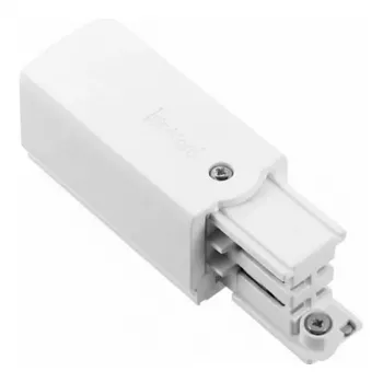 LEUCH XTS12-3 Alimentación para carril eléctrico GLOBAL SL izquierda Blanco