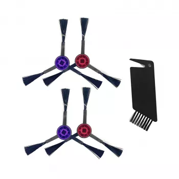 Set de cepillos laterales de repuesto para robot aspirador Midea M9 – 2x izquierda + 2x derecha