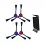 Set de cepillos laterales de repuesto para robot aspirador Midea M9 – 2x izquierda + 2x derecha