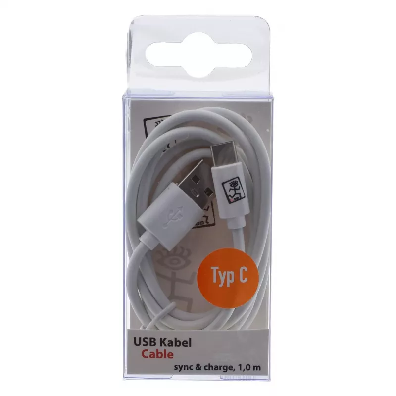 Cable USB 2GO 795925 1m Micro-USB B USB C USB 3.2 Gen 1 Blanco