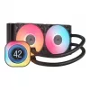 Ventilador de aire Corsair iCUE LINK TITAN 240 RX LCD 12 cm negro 300–2100 RPM