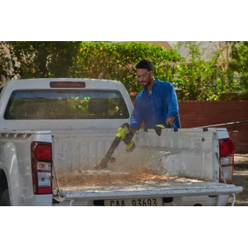 Ryobi | 18V ONE+ Soplador de hojas compacto sin escobillas (sin batería) RY18BLCXA-0