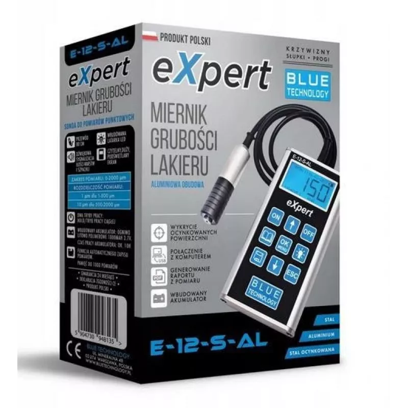 Medidor de espesor de capa E-12-S-AL (eXpert)