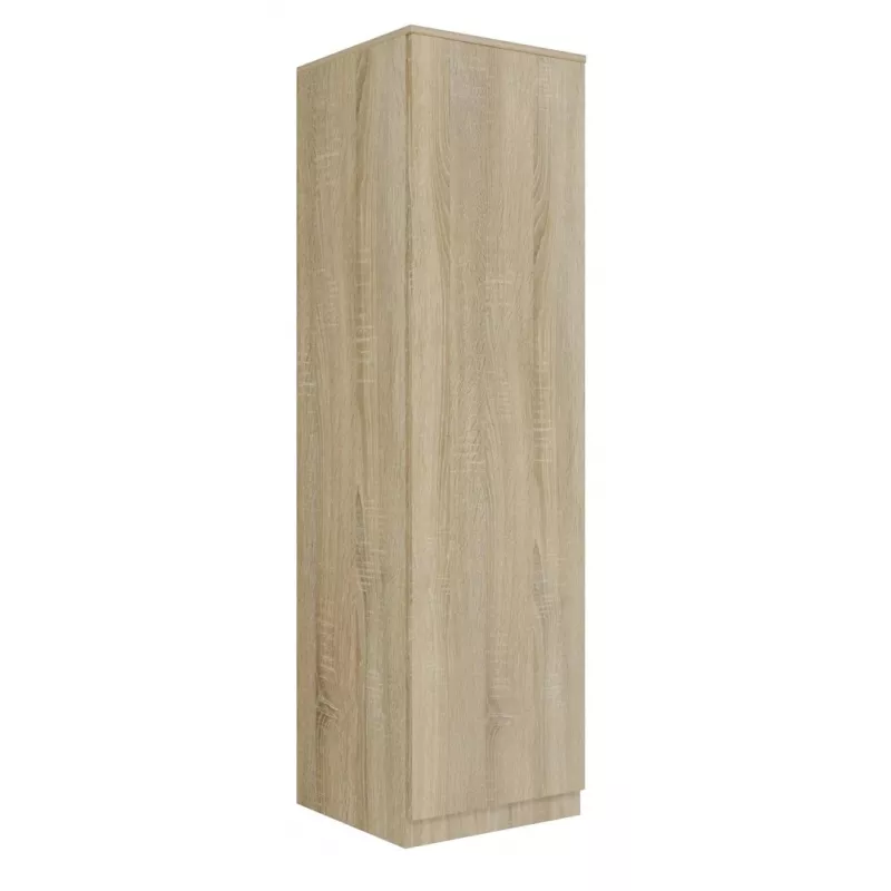 Armario ropero Topeshop SD-50 SON KPL 5 baldas 1 puerta roble