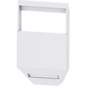 Canaleta de cables Bachmann 918.106 Escritorio Blanco Plástico 1 ud.