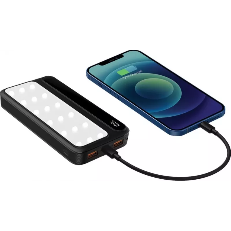 Batería externa P10 LCDPD 10.000 mAh LAMPE