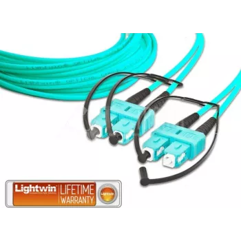 Lightwin LDP-50 SC-SC 4.0 OM3 cable de fibra óptica 4 m color aqua (LDP-50 SC-SC 4.0 OM3)
