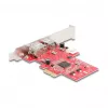 Adaptador PCIe Firewire interno DeLOCK 90738 IEEE 1394 rojo