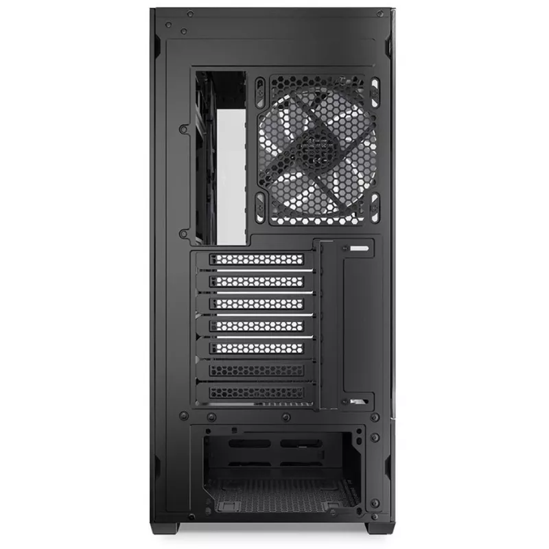 Caja de PC Sharkoon AK6 RGB, ATX, Negra