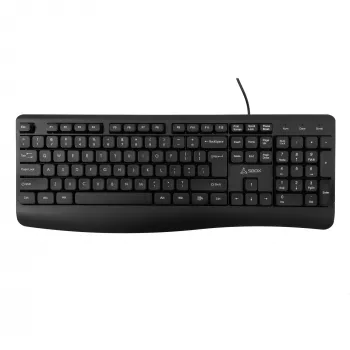 Teclado USB con cable SBOX K-103 US negro — distribución US, conexión USB