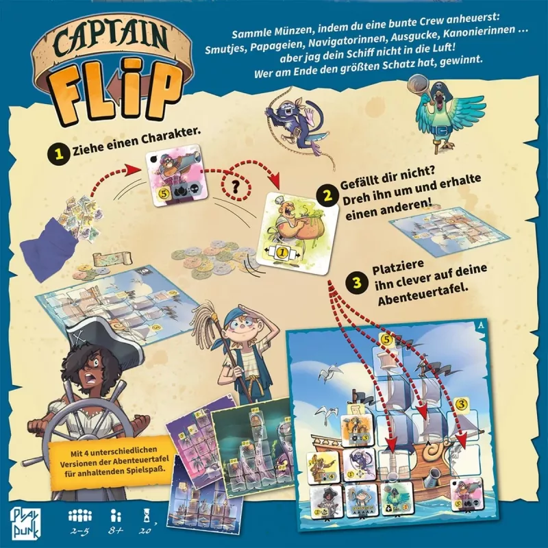 Captain Flip, juego de mesa