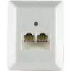 Toma de corriente ShiverPeaks BS74230-4 blanca