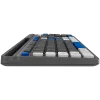 Teclado inalámbrico CANYON HKB-W03 gris – diseño compacto, funciona con pilas AAA, modelo CNS-HKBW03DG