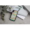 iKins Pop Mint funda para iPhone XS/X, negra