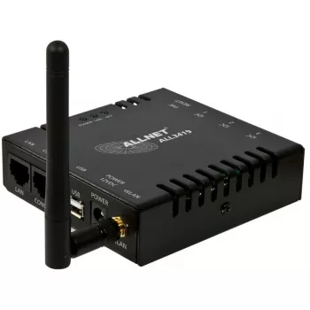 Central ALLNET MSR ALL3419 incl. 3 puertos de sensor y WLAN y sensor de temperatura ALL3006 para automatización de edificios IP