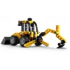 Set de construcción LEGO Technic Backhoe Loader 42197 — dirección articulada, cargador funcional, 104 piezas, edad recomendada 7+
