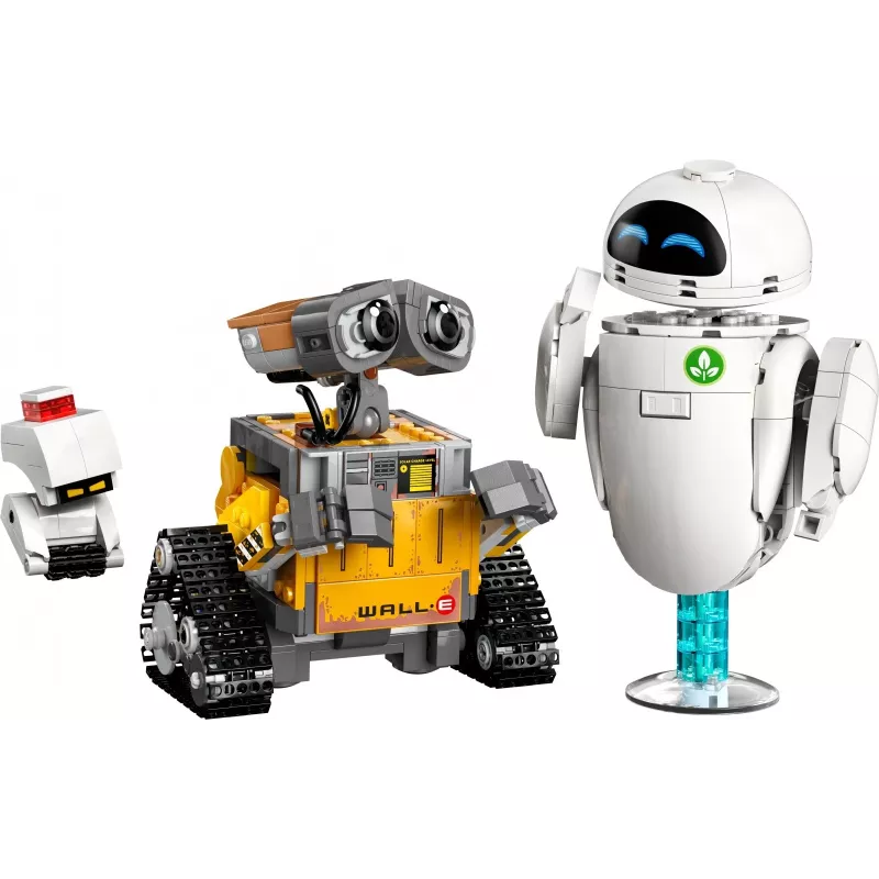 LEGO Disney Pixar 43279 WALL-E y EVE set de construcción, 811 piezas, 18+