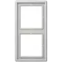 JUNG LS 982 LG - gris - duroplast - sin tornillos - JUNG - 81 mm - 152 mm