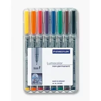 Rotulador Staedtler 316 WP8 negro azul marrón verde naranja rojo violeta amarillo