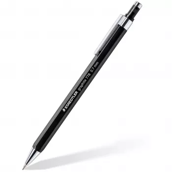 Portaminas Staedtler 778 07-9, cuerpo hexagonal, negro, mina de 0,7 mm