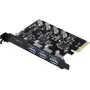 Renkforce RF-6613196 tarjeta controladora USB 3.2 Gen 2 de 3+2 puertos USB-C® (USB 3.2 Gen 2) (RF-6613196)