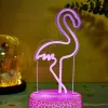 Lámpara LED de mesa/decorativa MANTA SNL119RGB luz RGB 3D animal para decoración de interiores