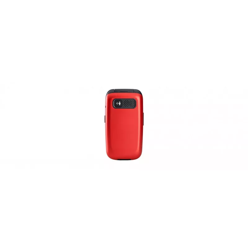 Panasonic KX-TU550 EXR teléfono móvil para personas mayores, 4G, 2,8 pulgadas, de tapa, rojo