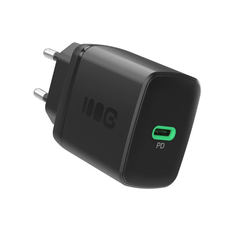 Fuente de alimentación Green Cell PowerSource Solo30 30W negra — cargador USB-C de un solo puerto