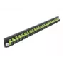 Panel frontal para caja de empalme DeLOCK 19 pulgadas 24 puertos SC Simplex verde lima