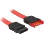 Cable SATA DeLOCK 83952 0,2 m SATA 7 pines negro rojo