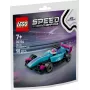 30734 Speed Champions F1 ACADEMY mini coche, juguete de construcción Polybag